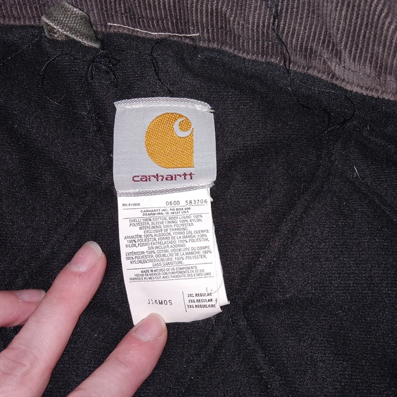 Carhartt J14MOS Santa Fe Vintage Jacket Size 2XL 90s USA Faded Workwear Corduroy - Picture 7 of 14